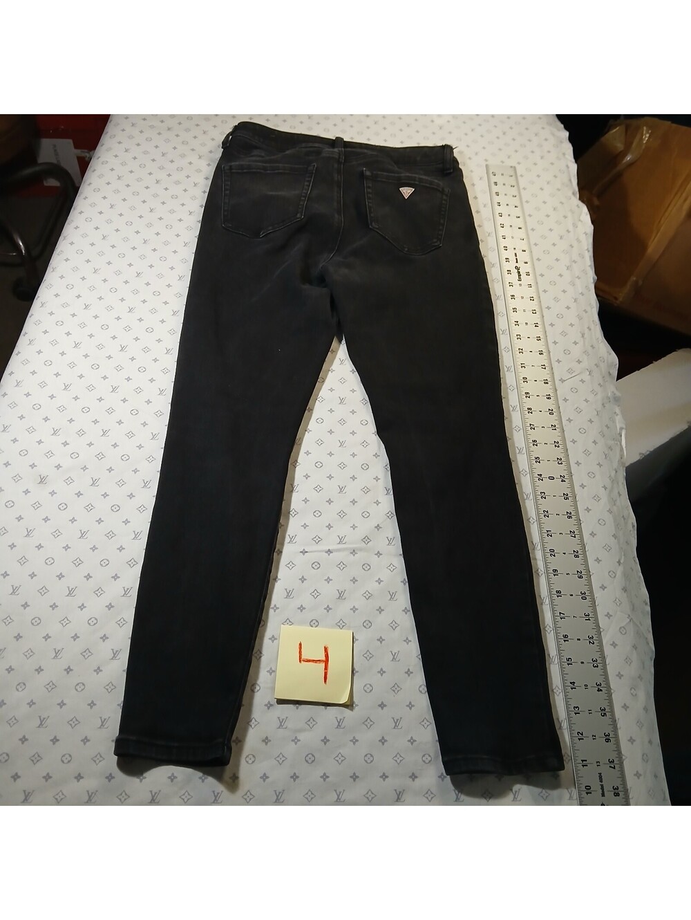 Guess Y2K Skinny Jeans Black Sculpt Mid Rise Denim